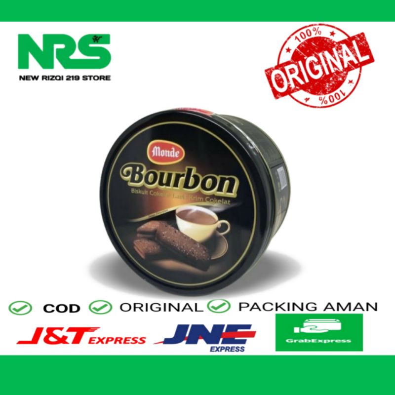 

Monde Bourbon Choco 500g - Biskuit cokelat lapis krim cokelat