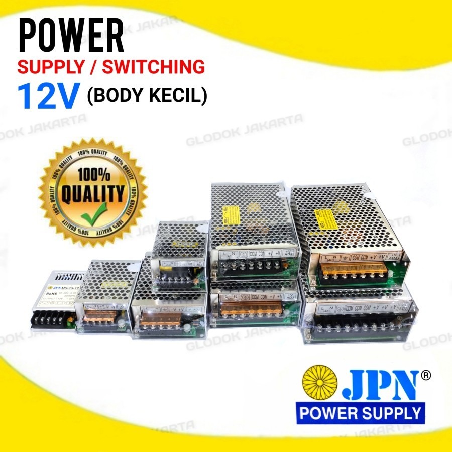 Adaptor Power Supply Switching 12V DC 1A 2A 3A 5A LED CCTV Relay PLC