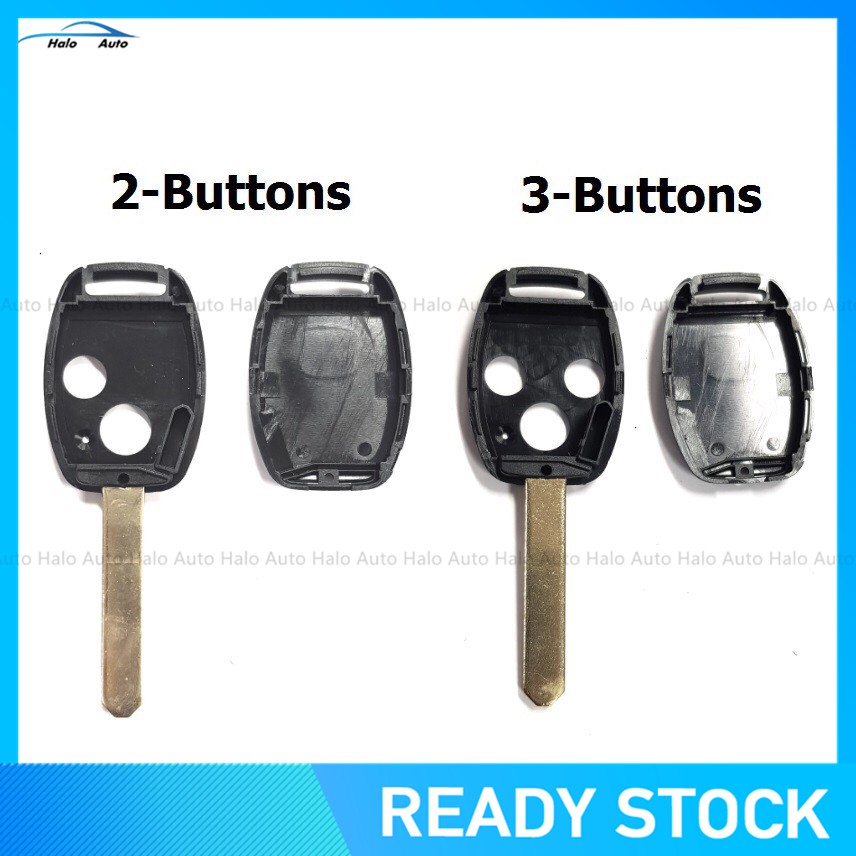 Case Shell Remote Kunci Fob Pengganti untuk Honda Civic Accord Jazz frv