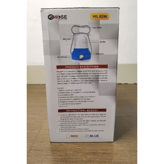 Lampu Emergency Petromax Hose 8290, 60 SMD Leds