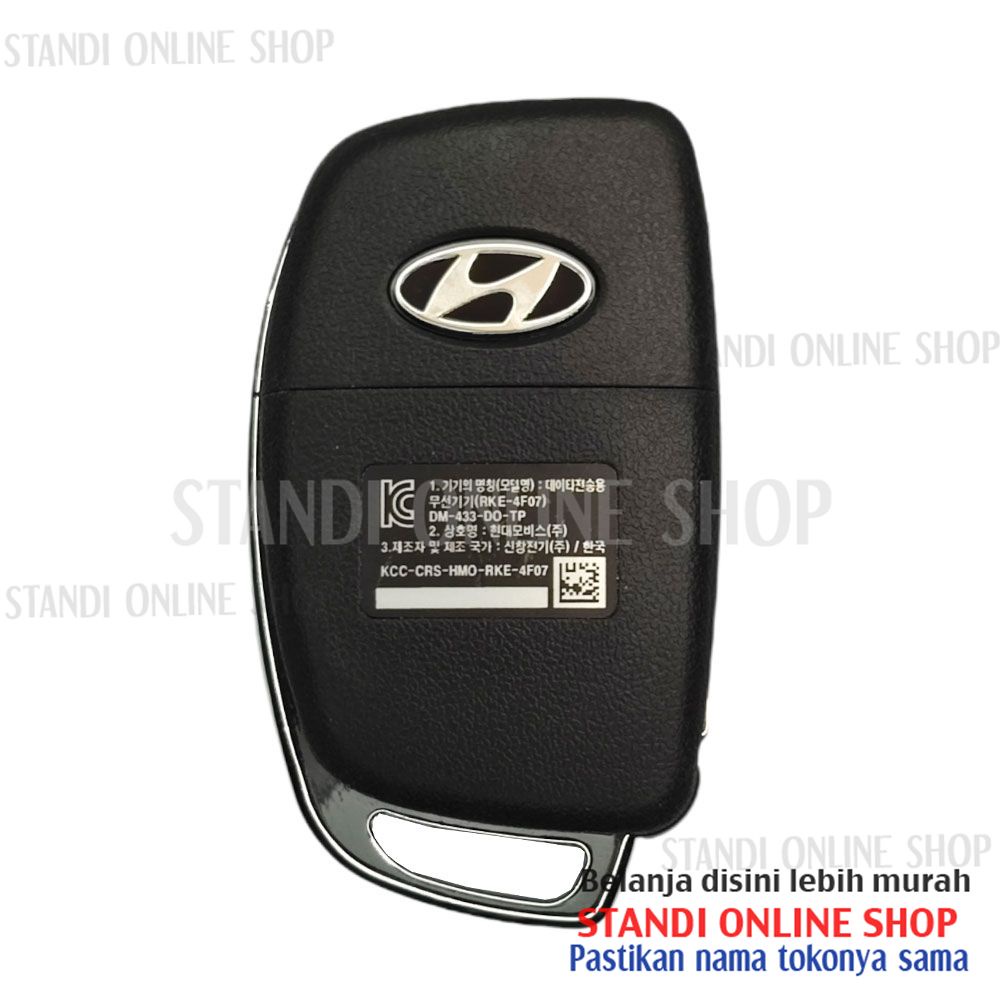 Remote Set Komplit Kunci Lipat Hyundai Santa Fe 433Mhz ID46