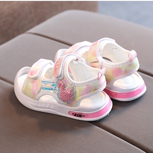 Sandal Sepatu SWAN Sandal Fashion Sandal Anak Import Size 16-27 Usia 3 Bulan -4 Tahun