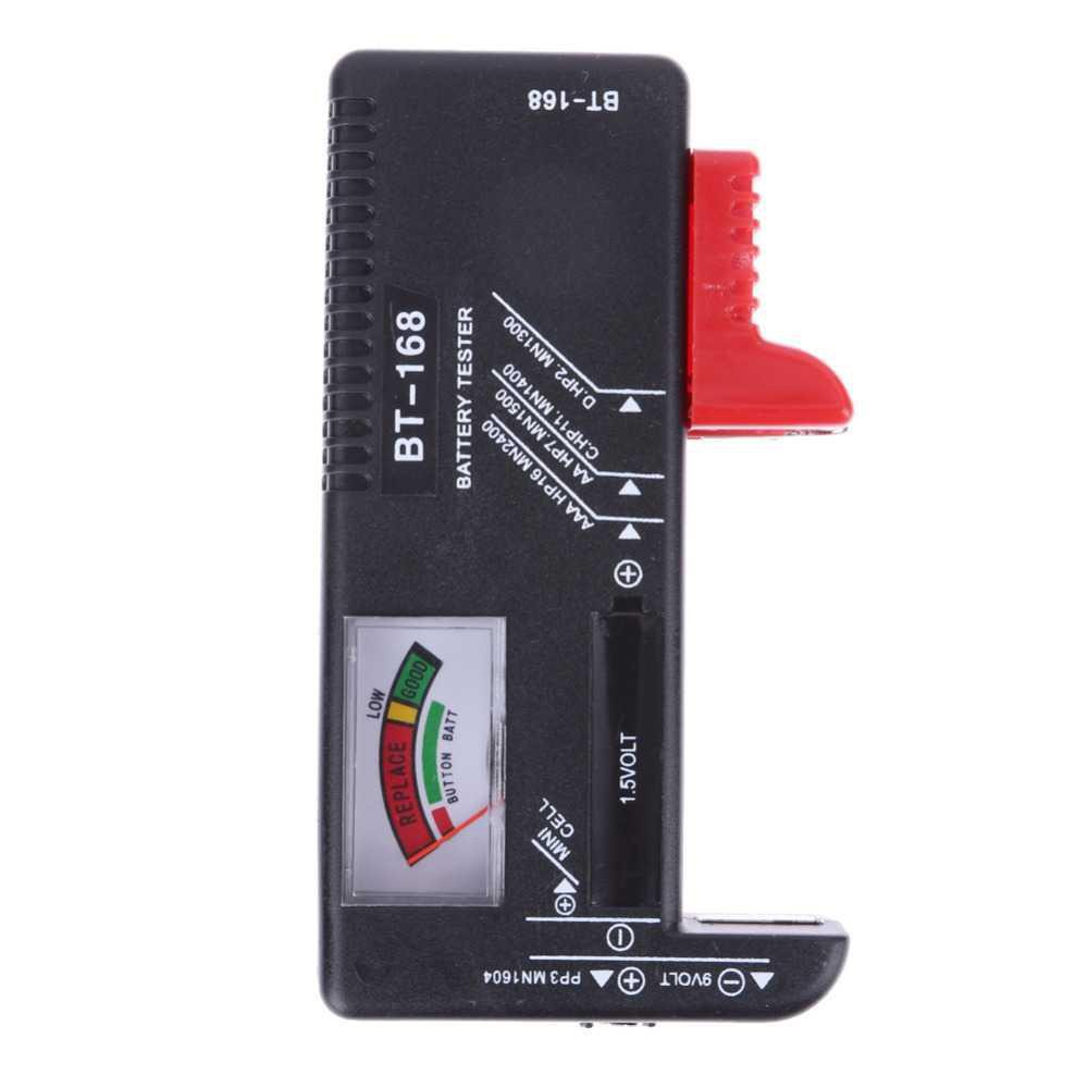 OLOEY Tester Baterai AA AAA Volt Meter BT-168 [Hitam] Grab Medan