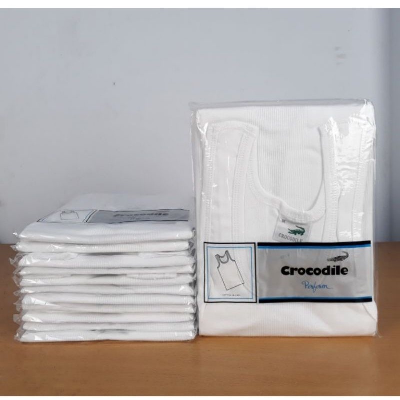 Singlet Crocodile 801 Putih