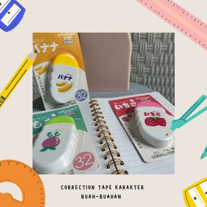 

Tipex Kertas Correction Tipe x Correction Roller Penghapus Perlengkapan sekolah dll