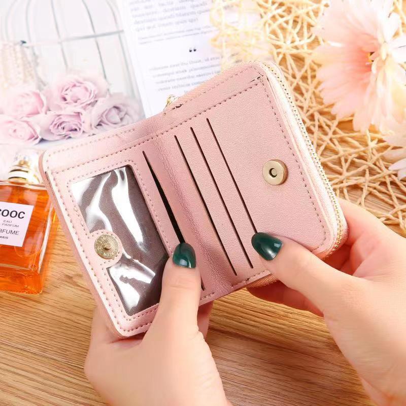 *ALIBABA1688*COD DOMPET IMPOR LIPAT PENDEK DOMPET LIPAT MINI WANITA IMPORT MURAH REAL PICT