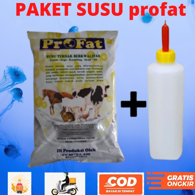 Paket susu profat plus DOT botol anak kambing ALFARM