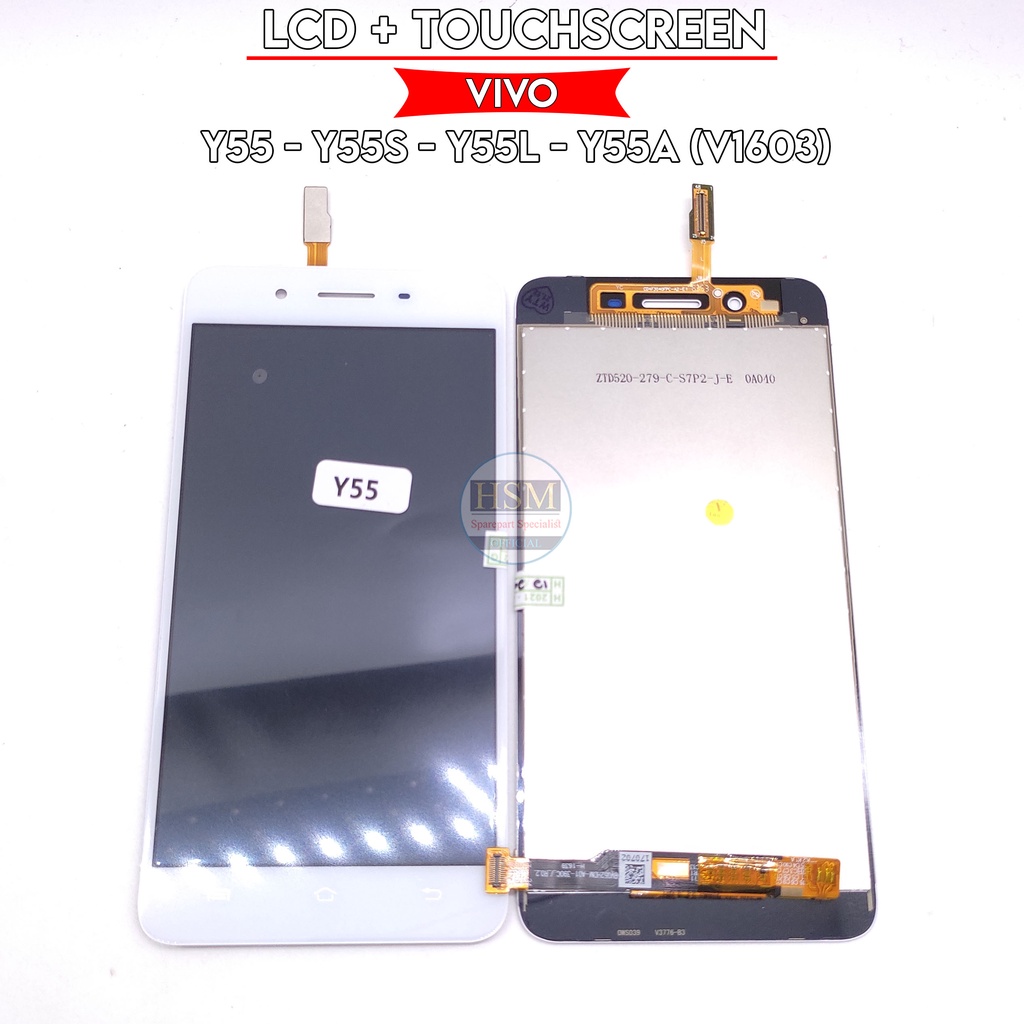 LCD VIVO Y55/Y55S/Y55L/Y55A/1601/1603 FULLSET TOUCHSCREEN UNIV ORI OEM