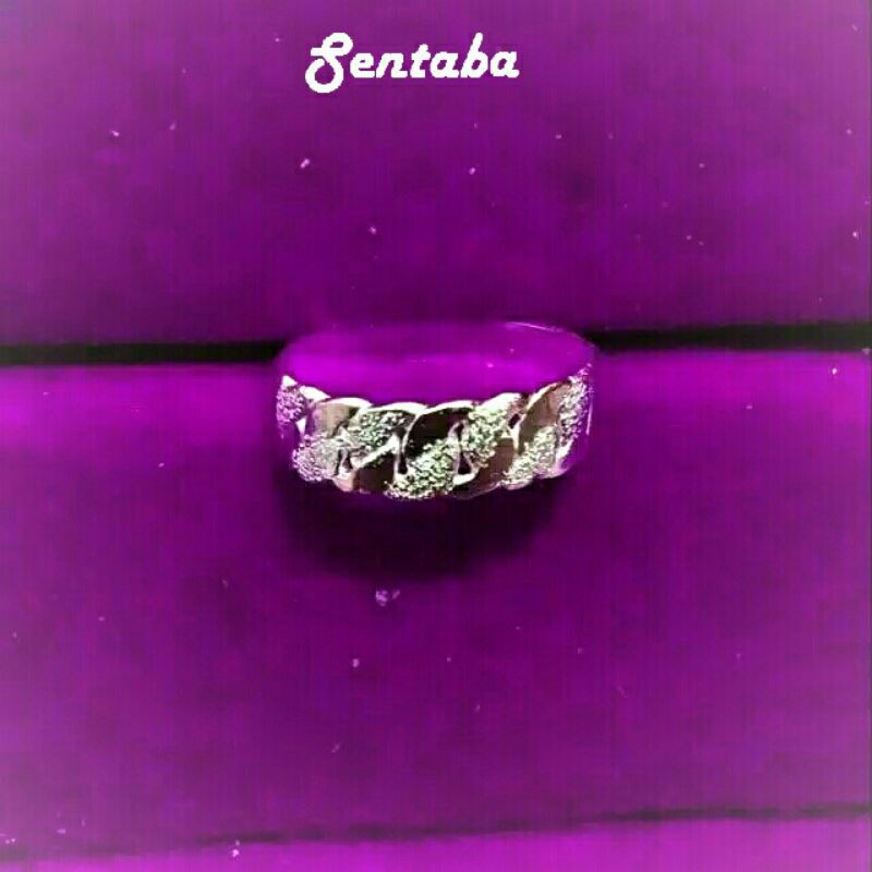 Cincin Rantai Perak Murni