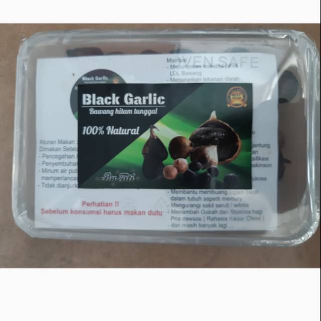

Black garlic bawang tunggal