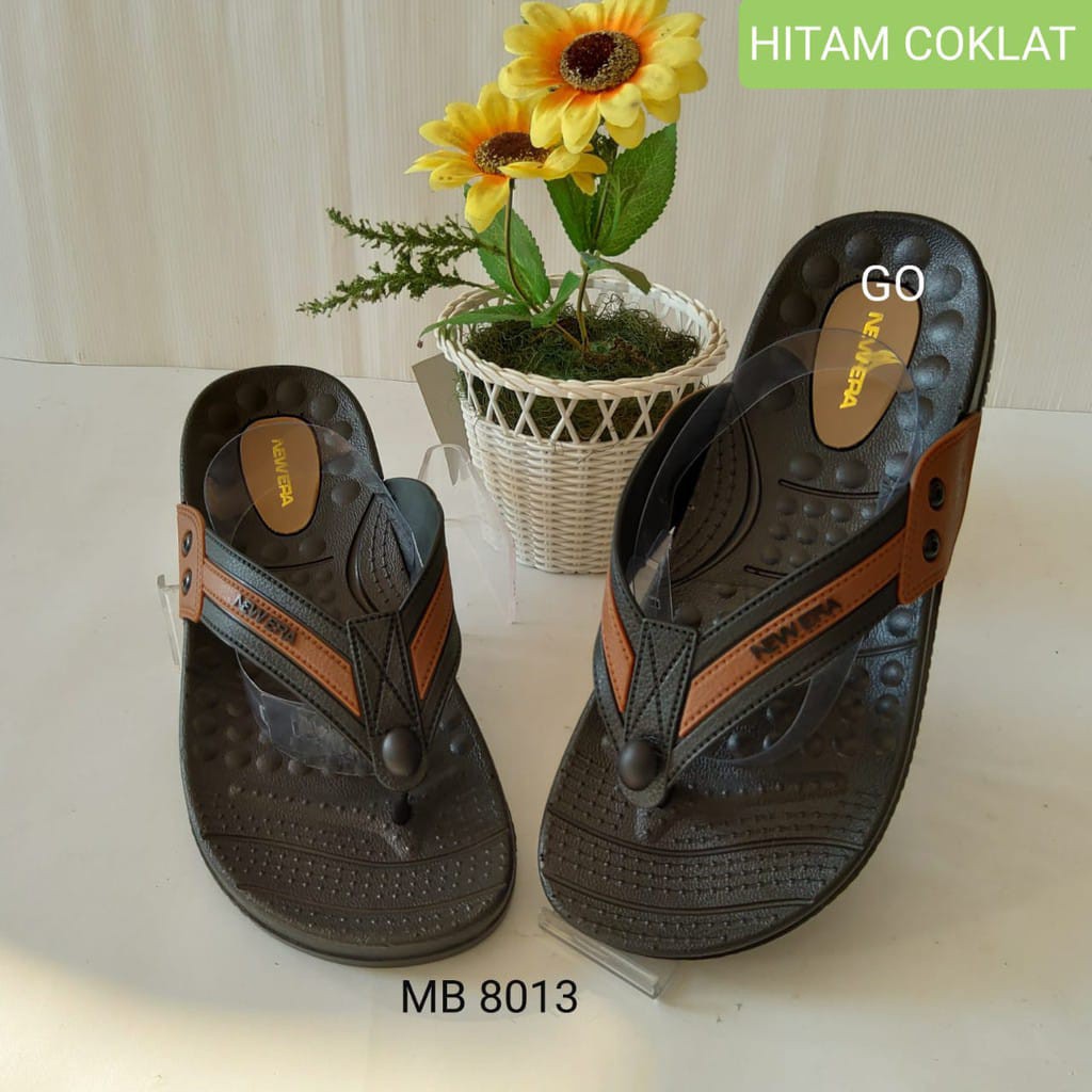 BB NEW ERA MB 8013 SANDAL JAPIT Pria Sendal Karet Pria 40/43