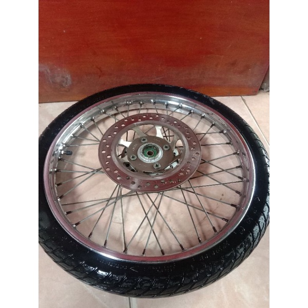 velg depan jari jari Supra fit new PNP Revo lama set ban dan piringan cakram original