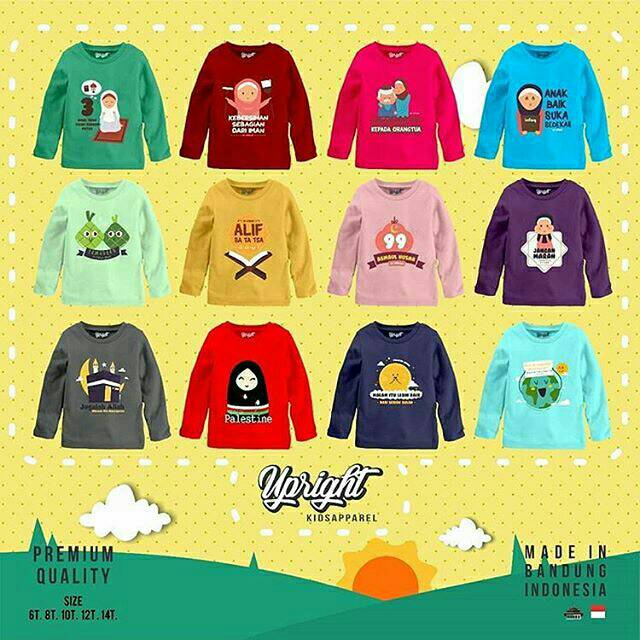 Kaos longsleeve junior upright