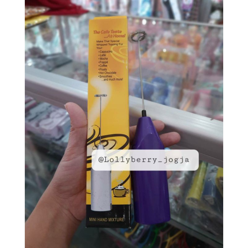 Mini Mixer Pengaduk Kopi Elektrik / Pengocok Telur Elektrik