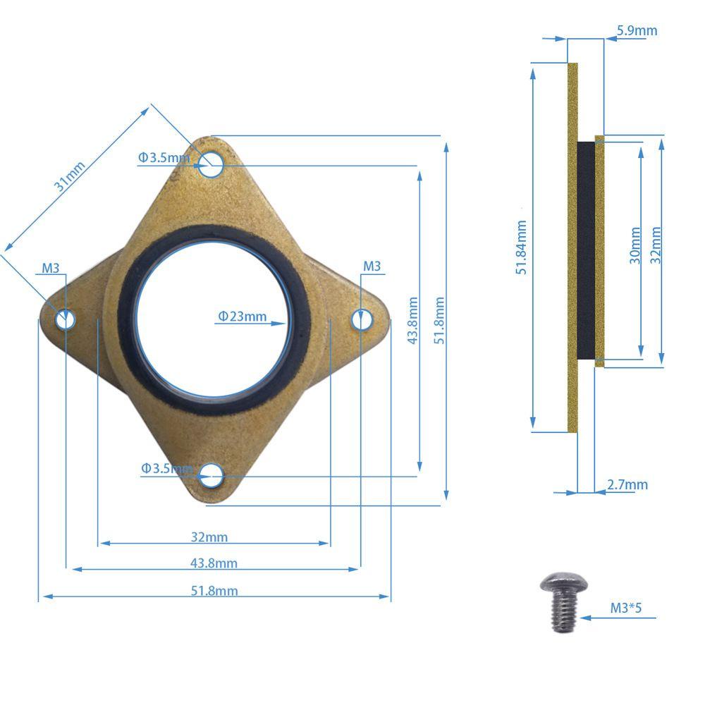 Top Shock Absorber Aksesoris Printer 3D Tahan Lama 3D Printer Parts Peralatan Perlindungan Stepper Getaran