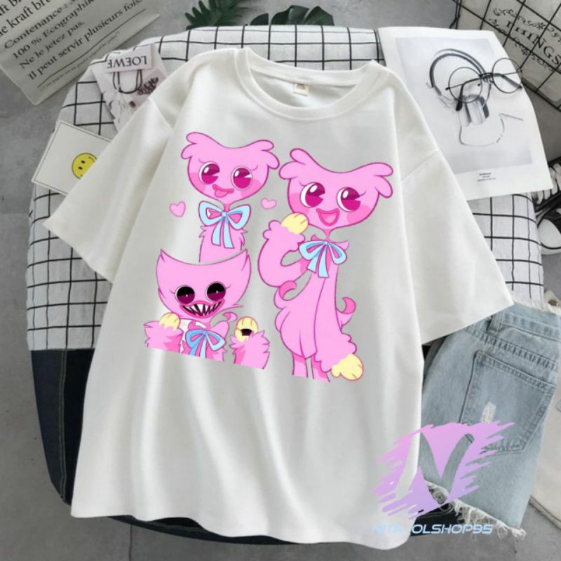 baju anak huggy wuggy kaos anak karakter lucu bahan premium