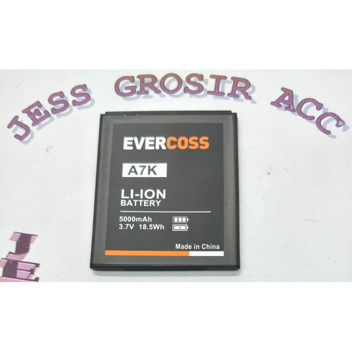 Baterai Battery Evercross Evercoss Cross A7K Double Power 5000Mah - Hitam