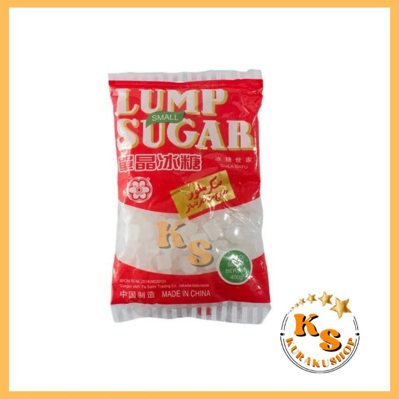 

LUMP SUGAR GULA BATU CHINA 400 GRAM