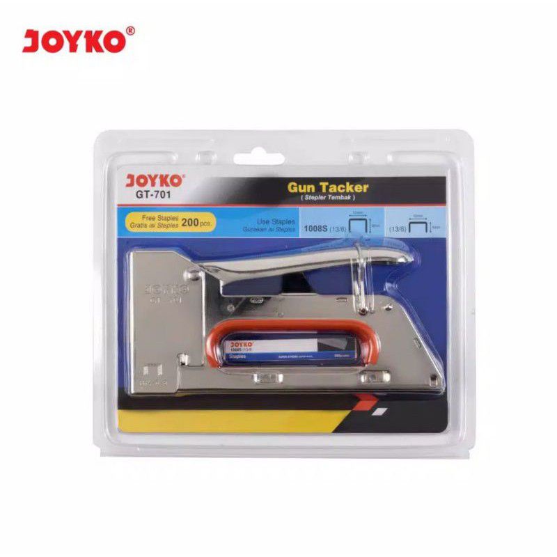 

joyko gun tacker/stapler tembak