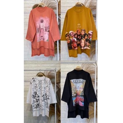 KAOS WANITA OVERSIZE MYSHAKU VIRAL [XOF. 301875]