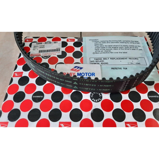 Jual TIMING BELT XENIA 1000 ORIGINAL DAIHATSU Shopee Indonesia