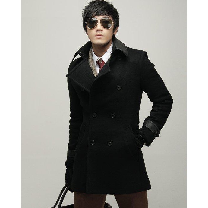 Jaket Blazer Pria Korea panjang Long Coat