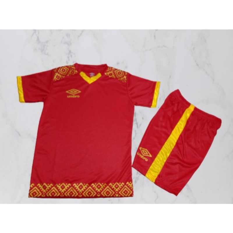 Baju Stelan Olahraga Anak Kaos Sepak Bola Futsal Volly Badminton Tenis Jersey