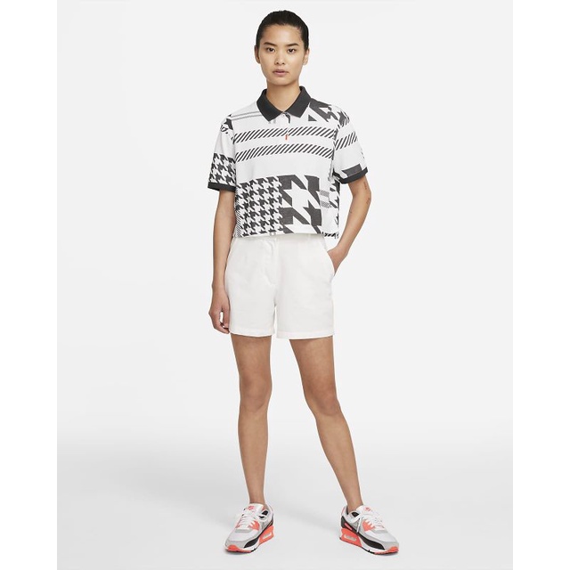 baju golf nike polo shirt crop ladies original