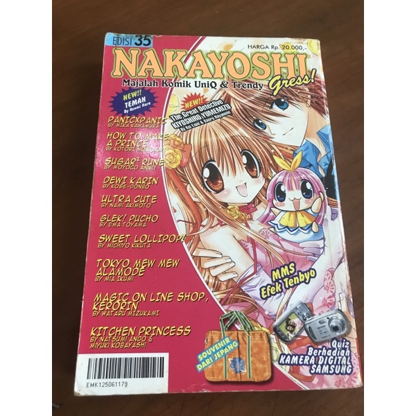 Majalah Komik Nakayoshi Gress Edisi 35 Elex Media Komputindo [Bekas/Preloved]
