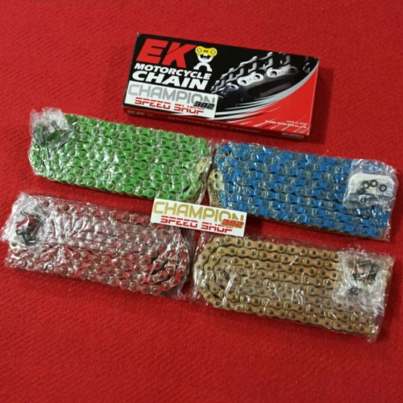 Rantai EK CHAIN Original Japan O Ring SRO ORing O-Ring 428 428SRO ORing O-Ring 428-130 428 - 130L