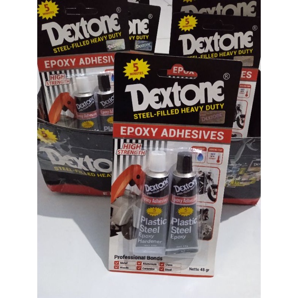 

Lem Dextone 5 menit Epoxy Adhesive - 48gr