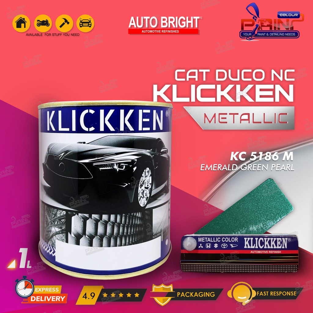 Cat Duco Metallic KLICKKEN METALLIC - KC 5186M EMERALD GREEN PEARL