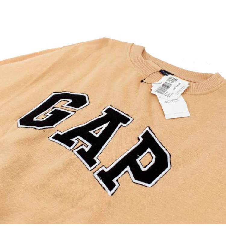 Crewneck Sweatshirt GAP Bordir l Jaket GAP Full Lebel Premium Quality