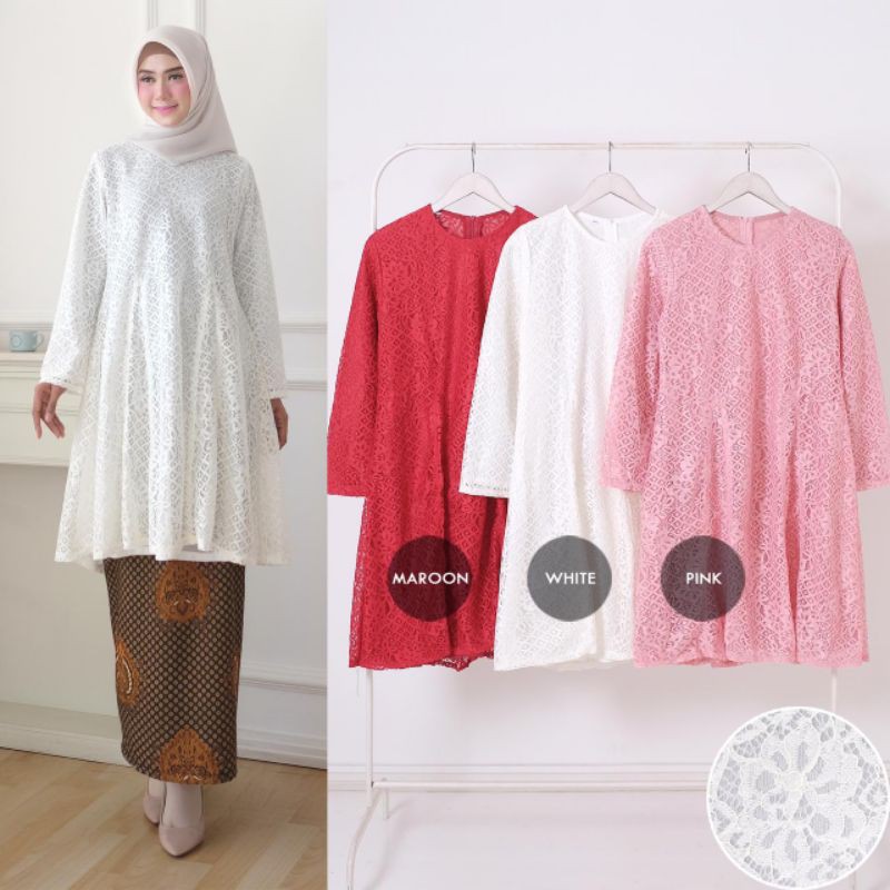 TUNIK BRUKAT/ BAJU BRUKAT / BAJU WANITA BRUKAT
