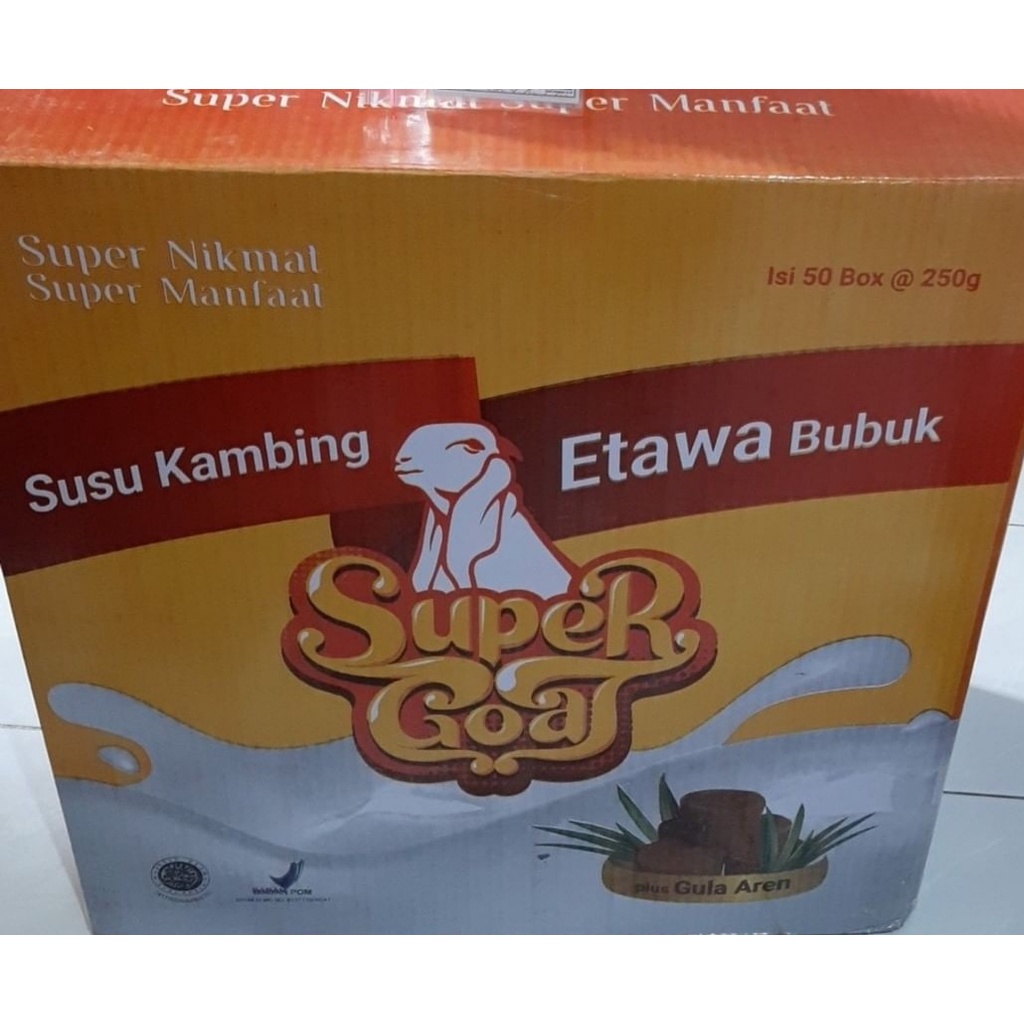 

1 KARTON SUPERGOAT GULA AREN