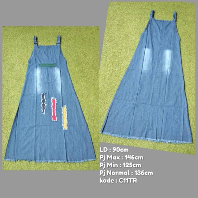 Overall Jean Model Rok/Baju Kodok Model Rok Remaja Premium