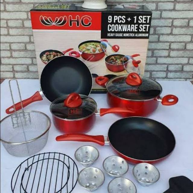 Cookware set 9 pcs