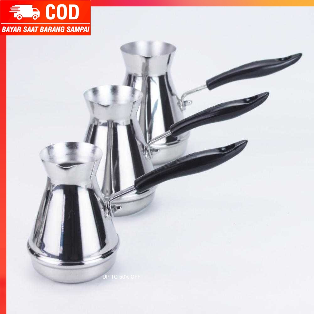 (100% BARANG ORI) One Two Cups Gelas Kopi Espresso Latte Art Stainless Steel - DF-4007-9