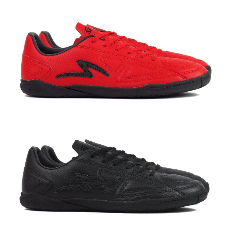 Sepatu Futsal Specs Accura IN Emperor Red Triple Black Original