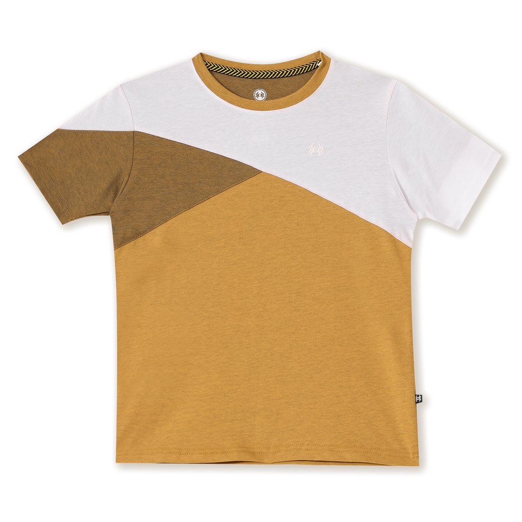 Spyderbilt Kaos Lengan Pendek Anak Anak Kuning Pucat Micci KSTS137-KHK Planet Surf