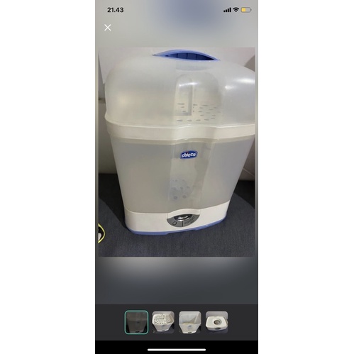 chicco 3 in 1 sterilizer uap botol bayi