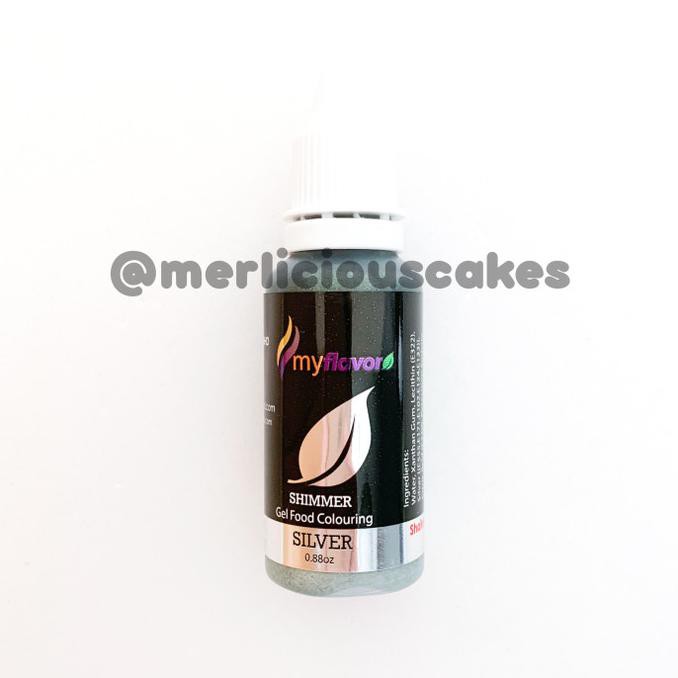 

Promo Awal tahun My Flavor Silver Shimmer Food Color Food Colour Pewarna Makanan Halal Diskon