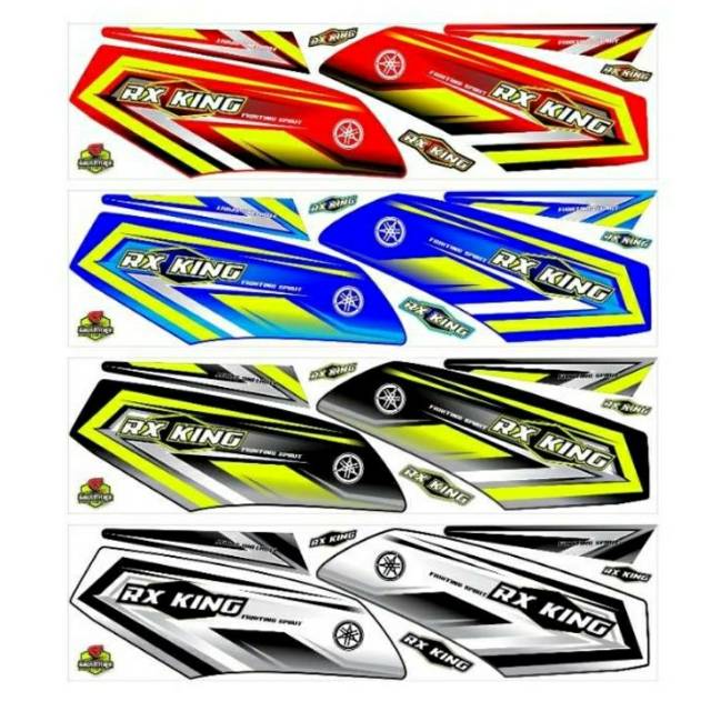 STRIPING RX KING VARIASI YAMAHA STIKER  decal motor full