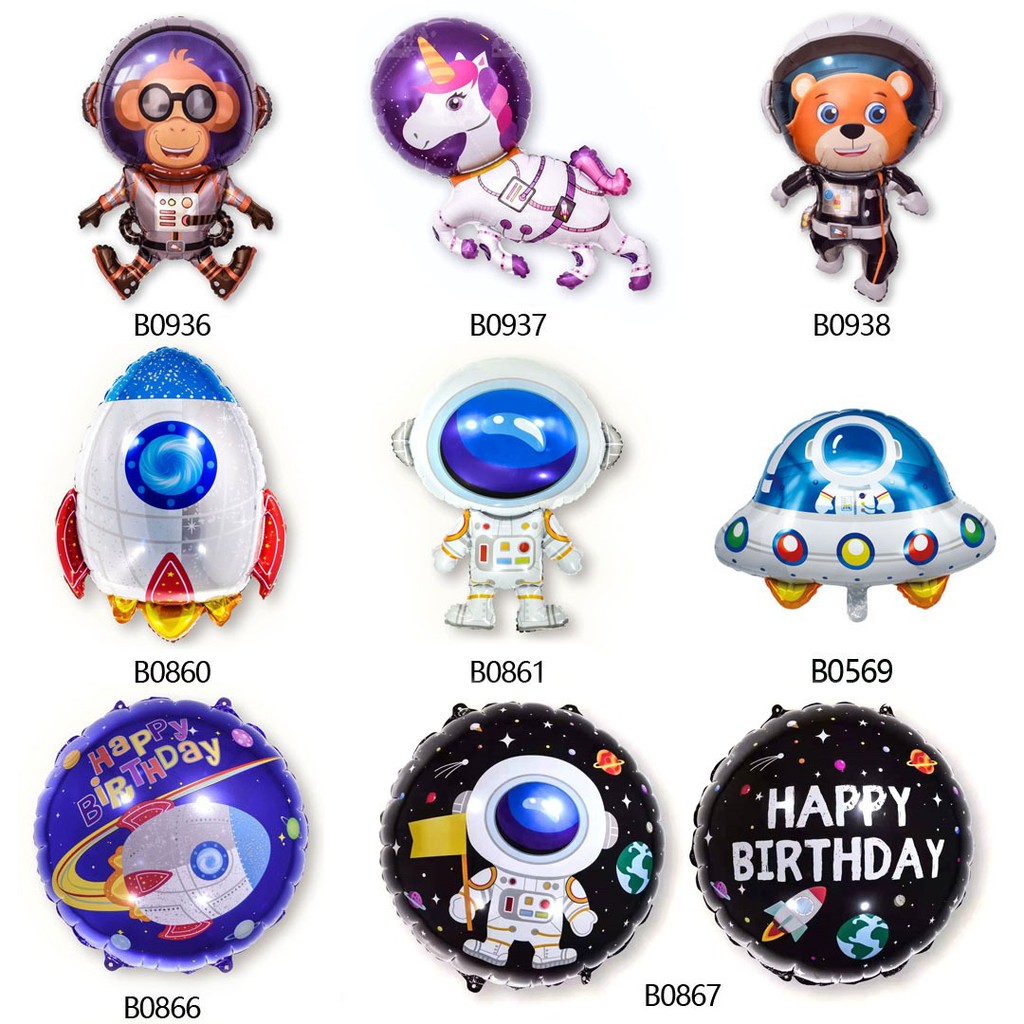 HAPPY TIME BALON FOIL ASTRONOT UFO GALAXY SERIES HAPPY BIRTHDAY PESTA MURAH PESTA BALON FOIL ULANG TAHUN