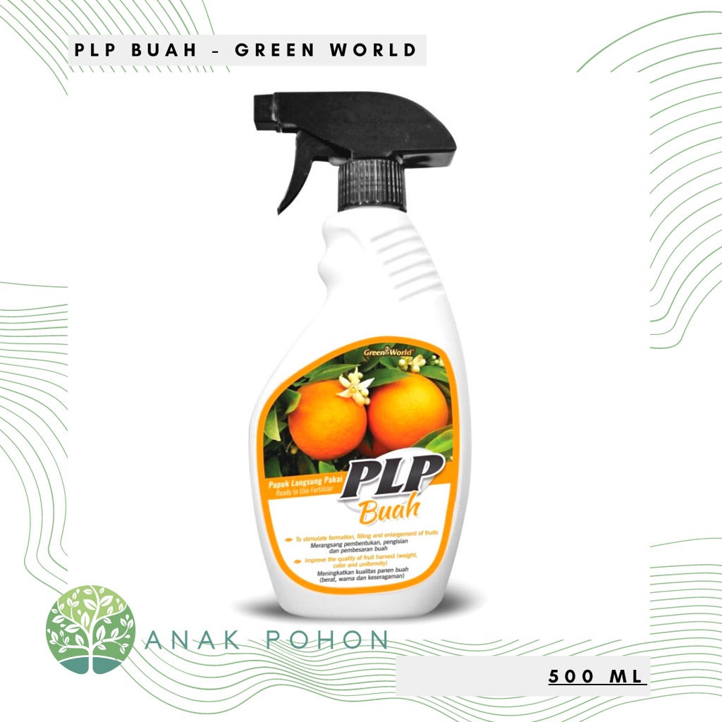 Pupuk Cair PLP BUAH (Pupuk Langsung Pakai) - GREEN WORLD - 500 ML