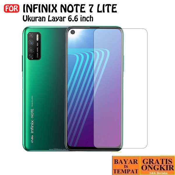 Tempered Glass Infinix Note 7 Lite Premium Quality Anti Gores Kaca