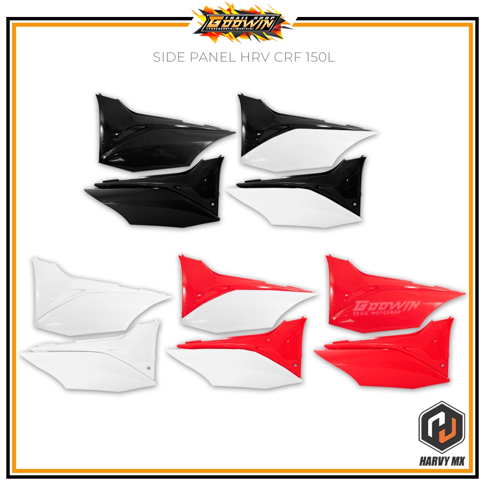 Side Panel Cover Tepong Belakang CRF 150 L HRV CRF 150L 2018 Merah putih hitam TERBARU
