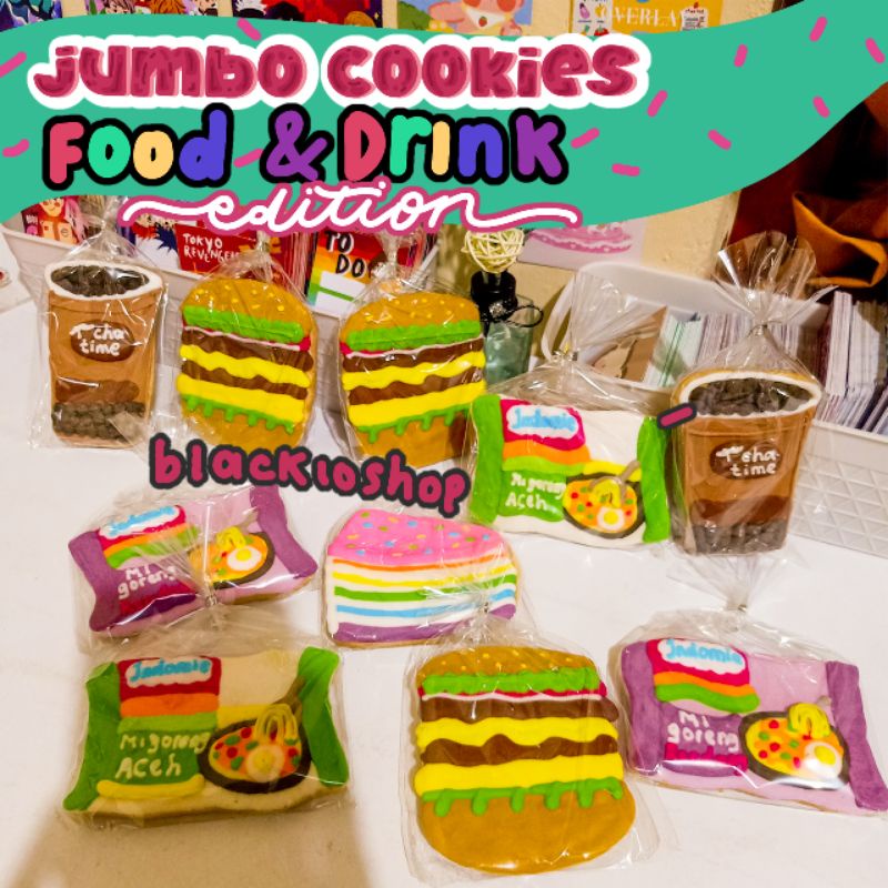 

Jumbo Cookies Food and Drink Edition