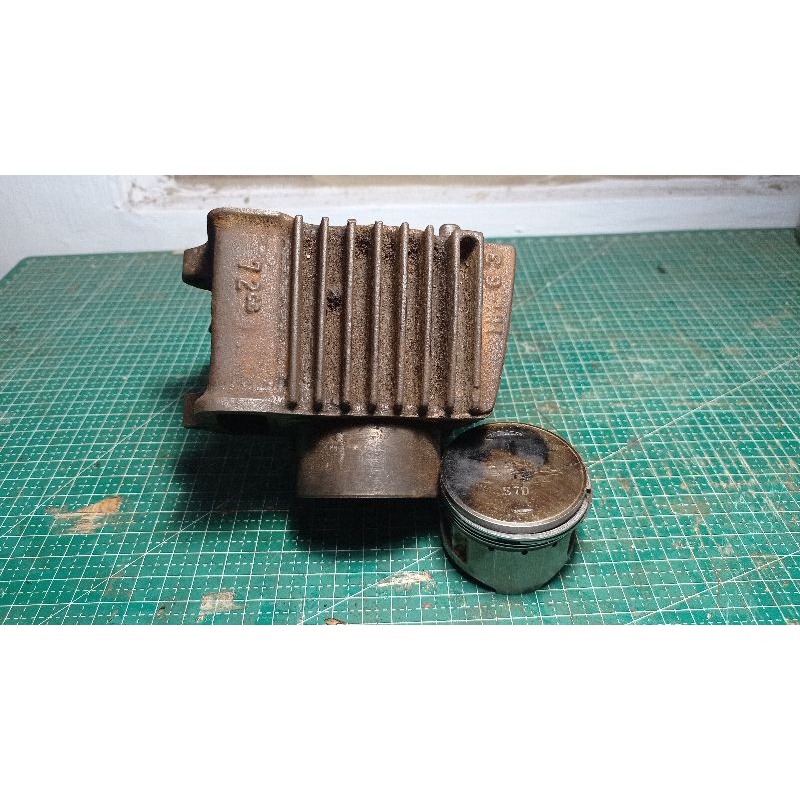 blok block piston seher buring honda  c70 c700 c 70 700 supercub supercup original copotan