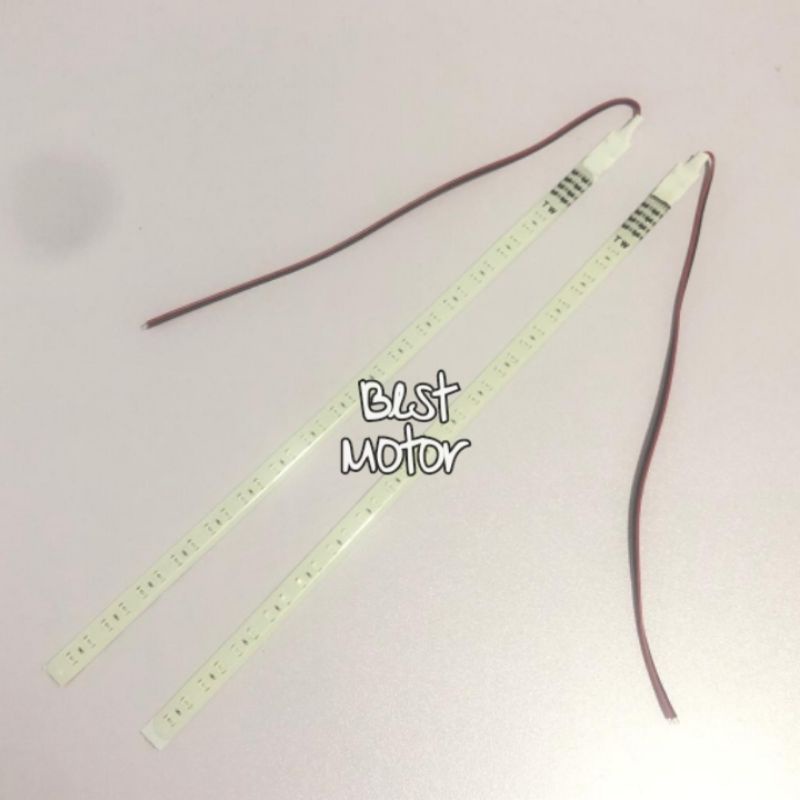 Lampu Running Alis LED 30cm motor mobil / Lampu alis Fleksibel RGB Lampu Alis Warna Warni